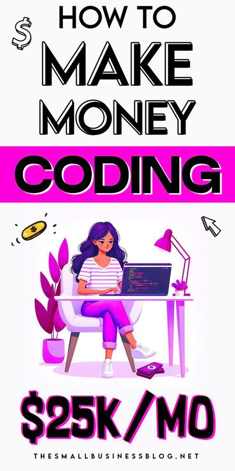 How to Make Money Coding Without a Degree | $25k/Mo Coding Jobs, How To Code, Work From Home Careers, Colorful Outfits, Business Marketing Plan, Freelance Business, Extra Money Online, Coding For Kids, Money Making Hacks