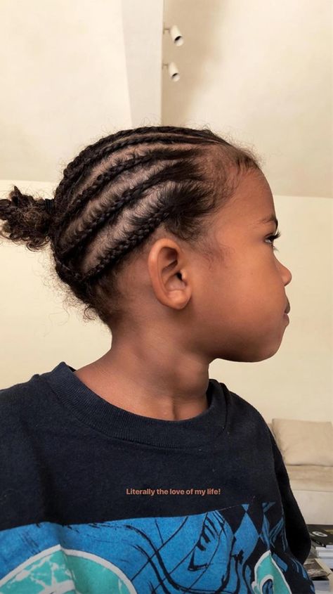 Black Baby Boy Hairstyles, Boy Hairstyles Braids, Saint And Chicago, Kim Kardashian Braids, Kardashian Braids, Chicago West, Jenner Kids, Newborn Daughter, Baby Boy Hairstyles