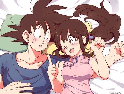 Goku And Chichi, Vegeta And Bulma, Dbz Art, Cute Couple Wallpaper, Dragon Ball Super Manga, Dragon Ball Goku, Dragon Ball Artwork, Dragon Ball Gt, Dragon Ball Art