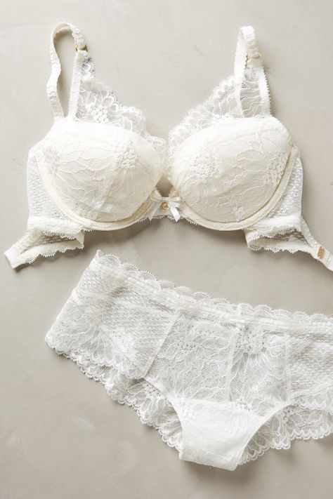 View entire slideshow: Beautiful Bridal Lingerie that Will Make Him a Very Happy Husband on http://www.stylemepretty.com/collection/2328/ Classic Lingerie, Trendy Swimwear, Cute Lingerie, Norma Jean, Victoria Secret Fashion, Lingerie Outfits, White Lingerie, Victoria Secret Fashion Show, Wedding Lingerie