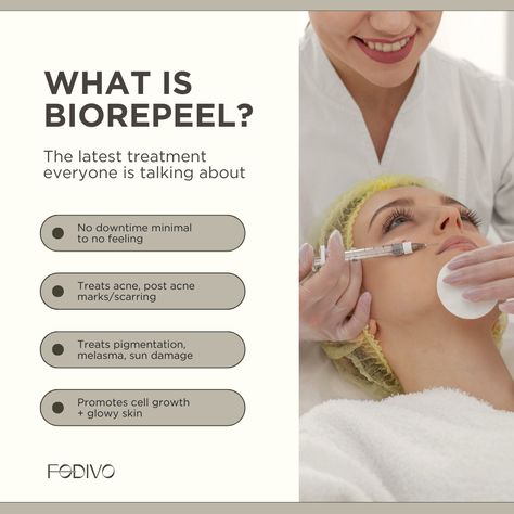 Biorepeel Aesthetic, Skincare Ads Design, Aesthetic Practitioner, Royal Aesthetics, Post Acne Marks, Chemical Peels, Cell Growth, Aesthetic Clinic, Chemical Peel