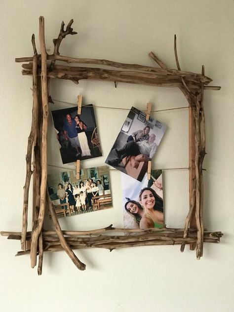 Diy Country Crafts, Diy Cute Room Decor, Organizing Jewelry, Ideas For Organizing, Twig Crafts, Twig Art, Diy Room Decor Videos, Cute Room, Driftwood Projects