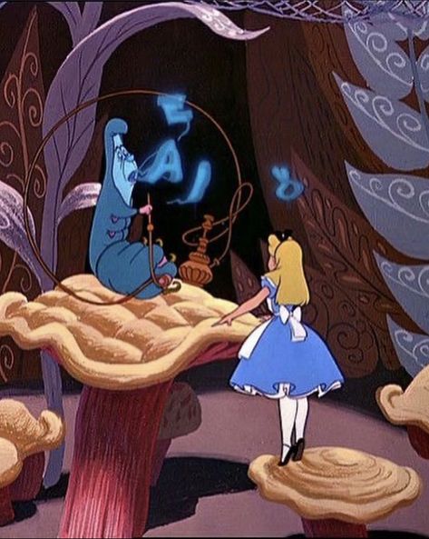 Alice In Wonderland Scenes, Alice In Wonderland Animated, Caterpillar Alice In Wonderland, Alice In Wonderland Cartoon, Alice In Wonderland Drawings, Alice In Wonderland 1951, Alice In Wonderland Aesthetic, Alice In Wonderland Disney, Arte Van Gogh