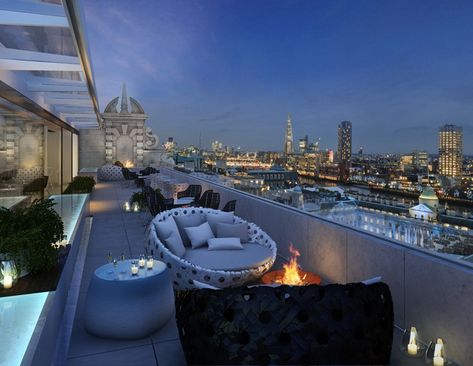 London Rooftop Bar, London Rooftop, Hotel Rooftop Bar, Rooftop Design, Big Six, After Work Drinks, Best Rooftop Bars, Rooftop Bars, London Bars