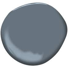 Britannia Blue 1623 | Benjamin Moore Slate Blue Benjamin Moore, Benjamin Moore Slate Blue, Blue Benjamin Moore, Touch Of Gray, Benjamin Moore Colors, Benjamin Moore Paint, Shade Of Blue, Living Room Inspo, Benjamin Moore