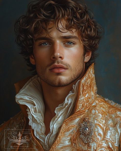 Medieval Prince, Gay Costume, Fairy Tale Costumes, Prince Art, Ball Hairstyles, Handsome Prince, Art Portraits, Witch Art, Male Portrait