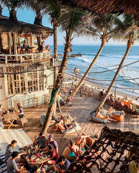 Explore Bali Travel Guide on Instagram: “Happy Hump Day! Have you been here before? Tag your buddy! . . A new sunset spot is now happening in Canggu's La Brisa Bali. Relax in…” Ubud Villas, Bali Guide, Bali Holidays, Bali Travel Guide, Bali Beaches, Jimbaran, Sunset View, Win A Trip, Seminyak