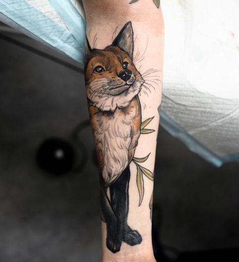 Neo Trad Sleeve, Trad Sleeve, Natur Tattoo Arm, Raccoon Tattoo, Nature Tattoo Sleeve, Belly Tattoos, Clever Tattoos, Gaming Tattoo, Fox Tattoo