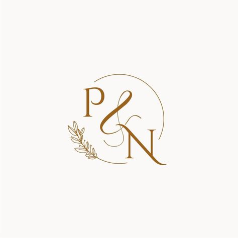 Hn Logo, Wedding Initials Logo Design, Wedding Initials Logo, Couple Initials, Bridal Logo, N Logo Design, Hand Symbols, Couples Monogram, Initials Logo Design