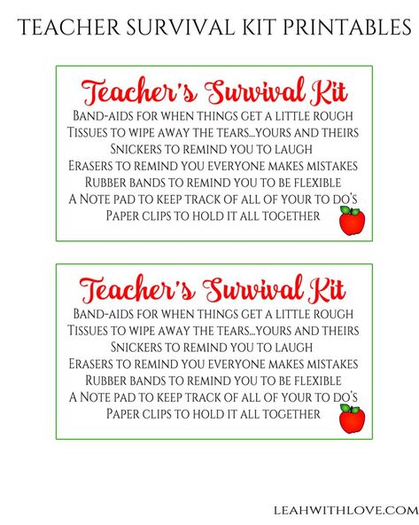 Teacher Survival Kit Printable Teacher Survival Kit Free Printable, Teacher Survival Kit Ideas, Bulk Teacher Appreciation Gifts, Teacher Survival Kit Gift, Bachelorette Recovery Kit, Teacher Emergency Kit, Survival Kit Ideas, Teacher Survival Kit, Survival Kit Gifts