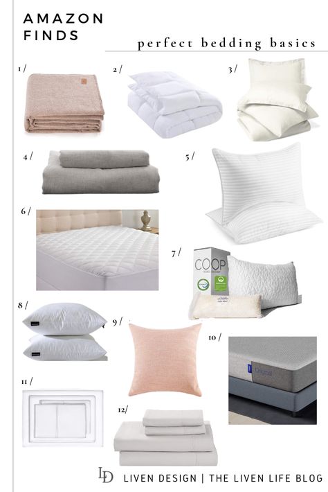 Bedroom Amazon Finds, Airbnb Staging, Organization Amazon Finds, Bedroom Decor Amazon, Decor Amazon Finds, Linen Comforter, Home Staging Tips, Bedroom Bedding, Perfect Bedding