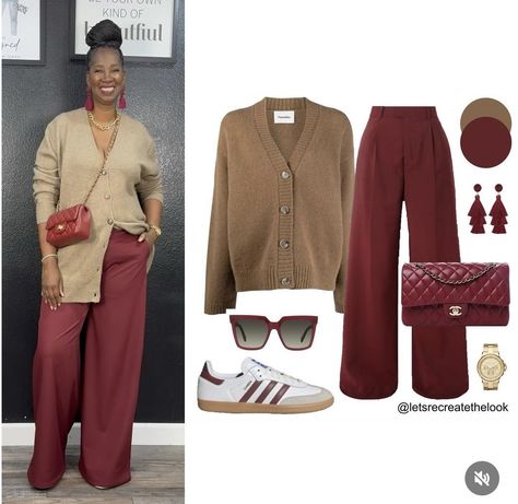 Maroon Pants Outfit Work, Burgandy Pants Outfits, Burgundy Trousers Outfit, Burgundy Pants Outfit, Maroon Pants Outfit, Burgundy Outfits, Black Work Outfit, Stripe Pants Outfit, Wine Pants