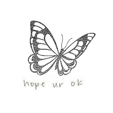 Hope Ur Ok Olivia Rodrigo Tattoo, Sour Tattoos, Hope Ur Ok Tattoo, Sour Tattoos Olivia Rodrigo, Olivia Rodrigo Inspired Tattoos, Liv Tattoos, Olivia Rodrigo Tattoo Ideas, Olivia Rodrigo Tattoo, Olivia Rodrigo Butterfly