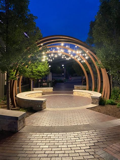 History of park city, summer to do list Public Park Entrance Design, Urban Parks Design, Outdoor Music Venue Design, Commercial Courtyard Design, Small Park Design Ideas, City Garden Design, Landscape Parking Design, Community Park Ideas, Recreational Park Design Ideas