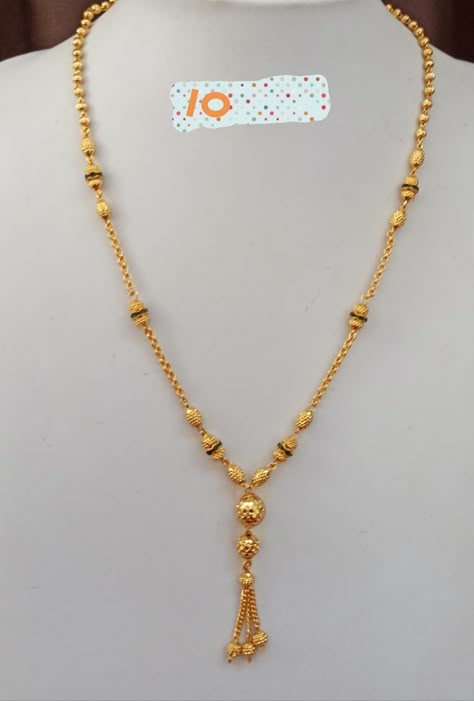 Fancy Dokiya Design, Fancy Chains For Ladies, Fancy Chains For Ladies Gold, 10grms Gold Necklace Designs, Gold Dokiya Design, Ladies Chain Designs Gold, Small Chains Gold, Delicate Gold Jewelry, Gold Jewels Design