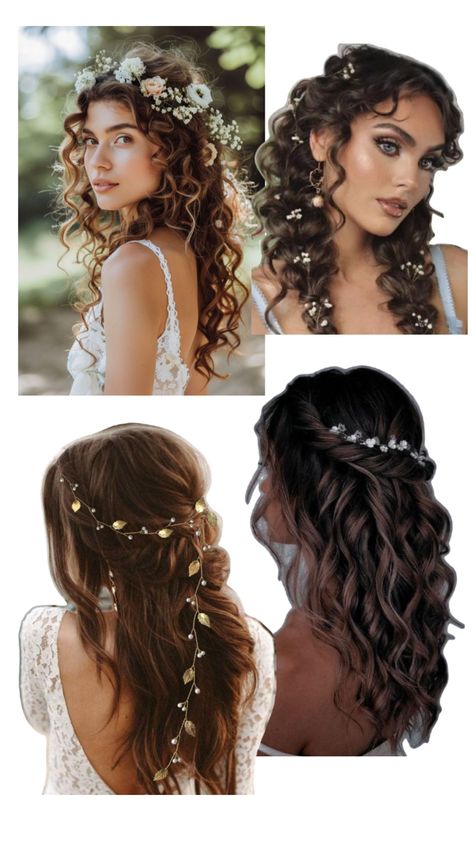 Inspo Fae Wedding, Wedding Hair, Hair Inspo, Wedding Hairstyles, Wedding Ideas, Hair, Quick Saves