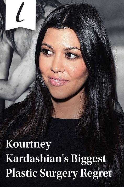 The Kardashian family has been at the center of plenty of plastic surgery speculation over the years. Although the reality stars have admitted to getting some cosmetic work done, they've also strongly denied many of the rumors surrounding their changing faces and bodies.  #kardashian #platicsurgery Kardashian Plastic Surgery, Kourtney Kardashian Hair, Bad Celebrity Plastic Surgery, Extreme Plastic Surgery, Funny Celebrity Pics, Celebrity Plastic Surgery, Kardashian Family, Beauty Standards, Cute Celebrity Guys