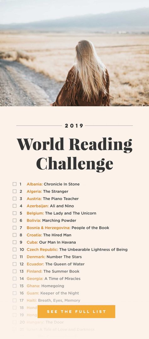 52 Books In 52 Weeks Reading Lists, Books Around The World, Read Around The World Challenge, Around The World Reading Challenge, Books From Around The World, World Reading Challenge, Reading Around The World, Books Everyone Should Read, Books You Should Read