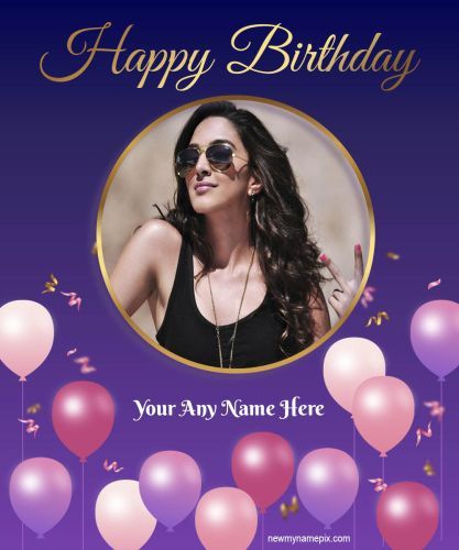 Happy Birthday Wish For Daughter, Happy Birthday With Name And Photo, Birthday Wishes With Photo Edit, Happy Birthday With Photo, Birthday Wish For Daughter, Happy Birthday Frame Add Photo, Birthday Frames Design, Happy Birthday Wishes With Photo, Happy Birthday Photo Editor