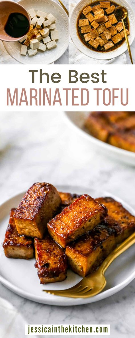 Tofu Recipes Healthy, Tofu Recipes Easy, Tofu Marinade, Tofu Recipes Vegan, Mapo Tofu, Marinated Tofu, Tofu Recipe, Tofu Dishes, Tasty Vegetarian Recipes