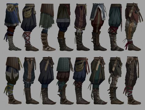 Rouge Clothing Dnd, Pirate Shoes, Medieval Clothing, Fantasy Costumes, Fantasy Armor, Armor Concept, 판타지 아트, Character Design References, Medieval Fantasy