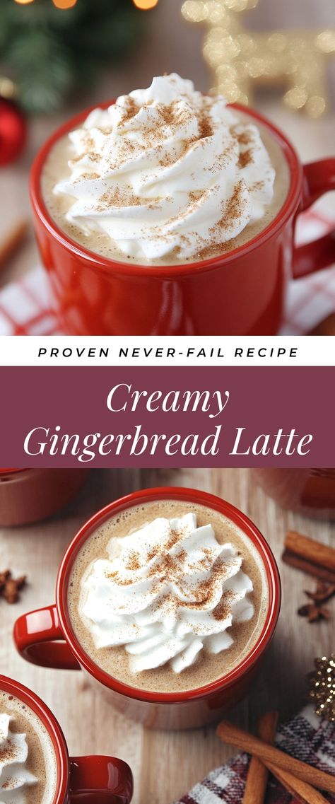 Image for Creamy Gingerbread Latte Gingerbread Day, Gingerbread Latte Recipe, Icee Recipe, Gingerbread Latte, Holiday Drink, Tim Hortons, Latte Recipe, Holiday Recipes Christmas, Strong Coffee