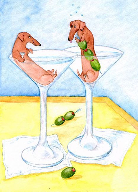 Cocktail Wieners, Cocktail Weenies, Cat Creature, Sentimental Art, Dog T Shirts, Sock Monkeys, Dorm Posters, Dachshund Love, Weiner Dog