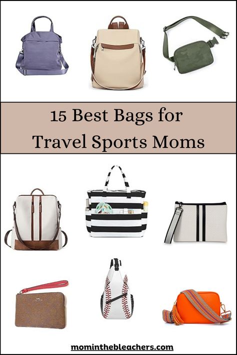 Mom Sports Bag, Basketball Mom Bag Essentials, Baseball Mom Bag, Travel Sports Mom Hacks, Sports Mom Must Haves, Sports Mom Essentials, Baseball Mom Must Haves, Mom Bag, Soccer Mom Bag