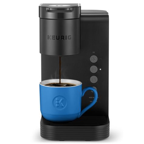 Keurig K-Express Essentials Single Serve K-Cup Pod Coffee Maker, Black - Walmart.com - Walmart.com Black Keurig, Best K Cups, Keurig Coffee Maker, 2023 Wishlist, Pod Coffee Machine, Capsule Coffee Machine, Pod Coffee Makers, Reusable Coffee Filter, Keurig Coffee Makers