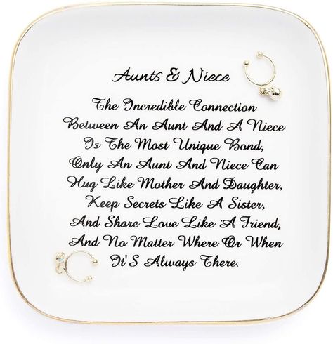 Aunt Gifts From Niece, Aunts Birthday, Aunt Birthday Gift, 40th Birthday Gifts For Women, Aunt Birthday, Aunt Niece, Law Christmas, Nephew Gifts, Niece Gifts