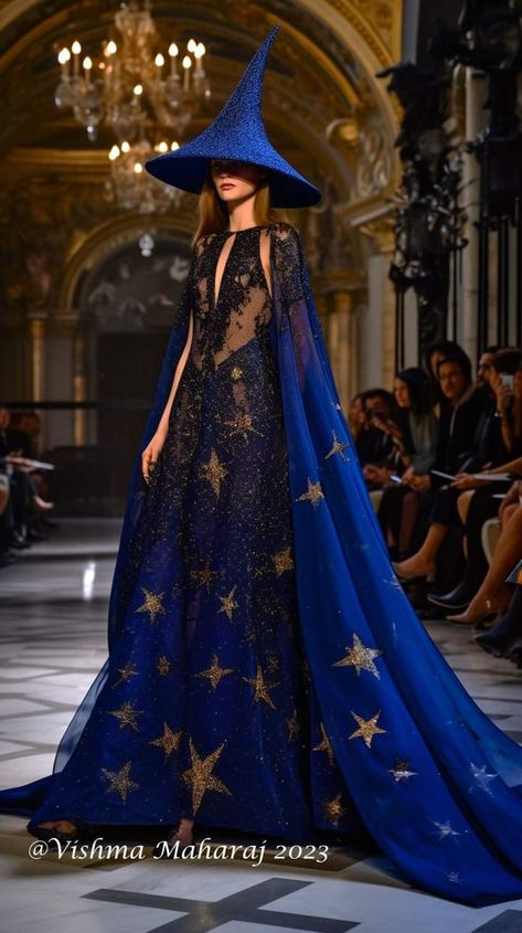 Blue Fantasy Dress, Beautiful Long Dresses, Witch Fashion, Witchy Fashion, Fantasy Gowns, Couture Designers, Fairytale Dress, Fantasy Dress, Flowy Dress