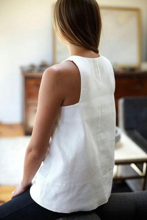 Áo Blu, Detail Couture, Minimalist Moda, Trendy Sewing, Minimal Chic, 가을 패션, White Shirts, Linen Clothes, Sewing Clothes