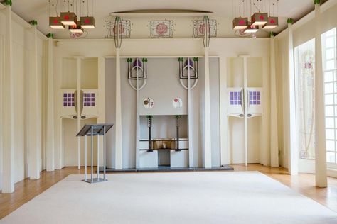 Happy Birthday Charles, Scottish Wedding Traditions, Margaret Macdonald, House For An Art Lover, Unusual Wedding Venues, Unusual Wedding, Charles Rennie Mackintosh, Rennie Mackintosh, Glasgow School Of Art