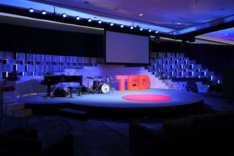 The pedagogically influential TED stage. Corporate Event Planner, Event Agency, Event Management Company, Projection Mapping, Central Business District, Green Architecture, Led Screen, Event Company, Affordable Housing