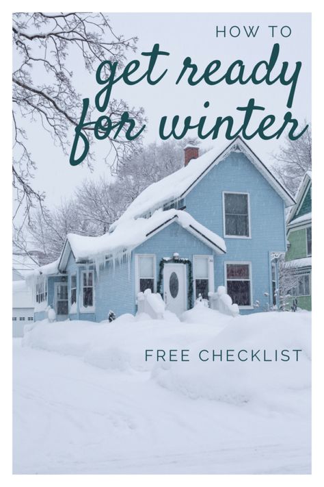 Winter Storm Prep, Winter Storm Preparedness, Cold Weather Hacks, Winter Preparedness, Winter Checklist, Preparing For Winter, Winter Cleaning, Snow Storms, Winter Survival