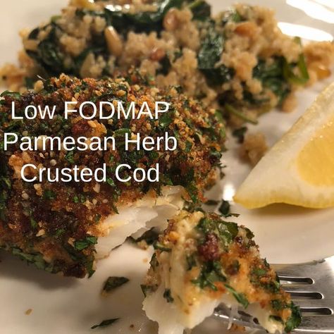 Recipes Recipes Low Fodmap, Fodmap Dinner, Kale Sausage, Crusted Cod, Fodmap Diet Plan, Seasoning Chicken, Fodmap Recipes Dinner, Low Fodmap Recipes Dinner, Fodmap Meal Plan