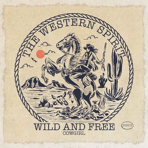 Vintage Western Prints, Sauce Branding, Western Graphics, Prints Ideas, Motorcycle Custom, Western Prints, Mission Work, Jake T, Western Theme