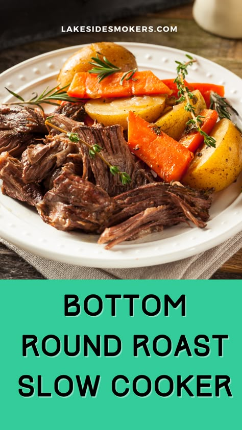 Slow Cooker Round Roast, Bottom Round Roast Recipes, Bottom Round Roast, Leftover Roast Beef Recipes, Recipes With Rice, Crockpot Roast Recipes, Perfect Pot Roast, Pot Roast Crock Pot Recipes, Chuck Roast Recipes