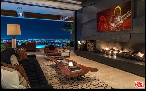 Eclectic Furniture, Contemporary Style Homes, Modern Contemporary Style, Lenny Kravitz, Hollywood Hills, Los Angeles Homes, Zeppelin, Home Design, Luxury Homes