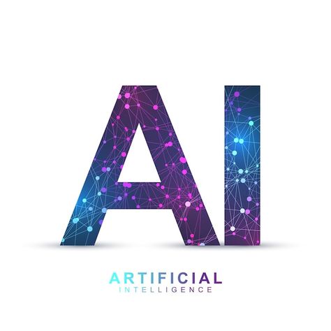 Vector artificial intelligence logo plex... | Premium Vector #Freepik #vector #digital-brain #automation #artificial #digital-connection Smart System, Business Automation, Page One, Smart Solutions, Robots Concept, Customer Engagement, Digital Art Illustration, Advertising Campaign, Plexus Products