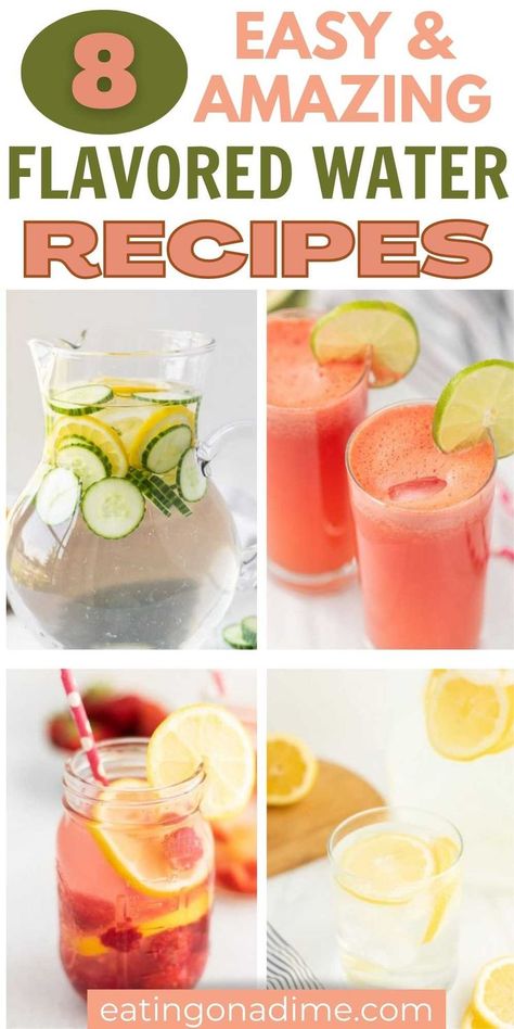 Healthy Flavored Water, Flavored Water For Parties, Water For Party, Infused Water Recipes Party, Pineapple Infused Water Recipes, Raspberry Infused Water Recipes, Flavoured Water Recipes, How To Flavor Water Naturally, Diy Flavored Water