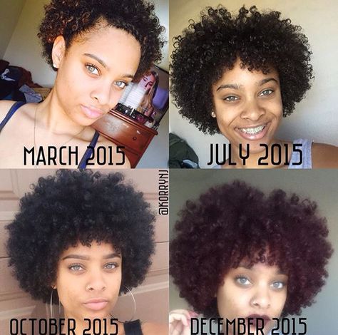 Growth @korrynj 4c Natural Hair Growth Journey, How To Make Coily Hair Curly, How To Loosen Coily Hair, Coily Hair Shampoo, Coily Hair Care, Natural Hair Journey Growth, Coily Natural Hair, College Hairstyles, Dry Skin Makeup