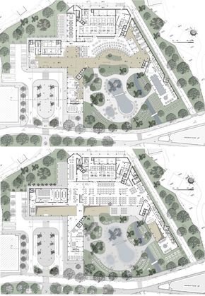 Hotel Plans Architecture, Hotel Site Plan Architecture, Site Plan Design Architecture, Hotel Plan Design, Hotel Site Plan, Site Plan Architecture, Hotels Plan, Hotel Project Architecture, Hotel Plans