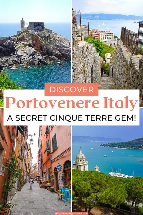 Planning a trip to the Cinque Terre? Don't miss Portovenere Italy, a hidden gem near the Cinque Terre! Use this guide to plan the best things to do in Portovenere and get all the essential information you need to plan a day trip to Porto Venere! Hidden Italy, Portovenere Italy, Things To Do In Porto, Plan A Day, Ligurian Coast, Beautiful Europe, Italian Travel, European Travel Tips, Things To Do In Italy