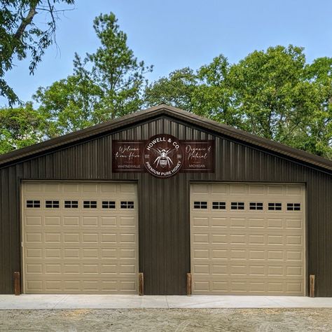 Man cave pole barn