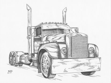 147 Fiat, Truck Drawing, Truck Tattoo, Animal Anime, Drawing Stencils, Cartoon Fashion, Truck Coloring Pages, Cars Coloring Pages, Fashion Landscape