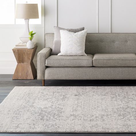 Free 2-day shipping. Buy Art of Knot Lefevre Gray Traditional 7'10" x 10'3" Area Rug at Walmart.com Beige Couch, Vintage Medallion, Rug Inspiration, Updated Traditional, Rug Direct, Eclectic Design, Classic Rugs, Grey And Beige, Traditional Area Rugs