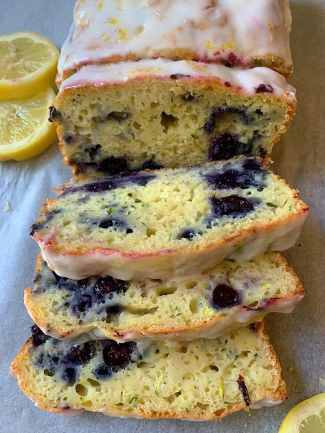 Lemon Zucchini Blueberry Bread Zucchini Blueberry Bread, Healthier Muffins, Blueberry Zucchini Bread, Loaf Breads, Blueberry Zucchini, Lemon Blueberry Loaf, Lemon Zucchini Bread, Zucchini Recipes Dessert, Lime Squeezer