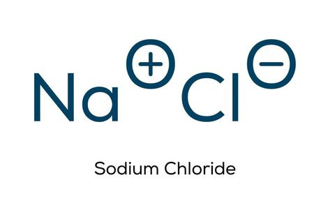 Sodium Chloride table salt, rock salt, halite chemical structure vector illustration. Salt Rock, Chemical Structure, Sodium Chloride, Table Salt, Rock Salt, Vector Art, Vector Illustration, Salt, Clip Art