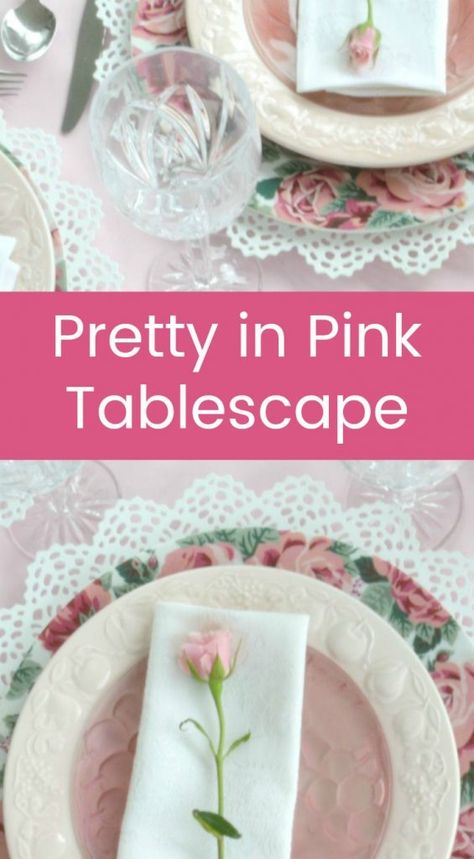 Bridesmaid Luncheon Tablescapes, Ladies Luncheon Ideas Table Decorations, Floral Brunch, Pink Tablescape, White Spray Roses, Different Salads, Pink Dinner Plates, Clear Plates, Bridesmaid Luncheon